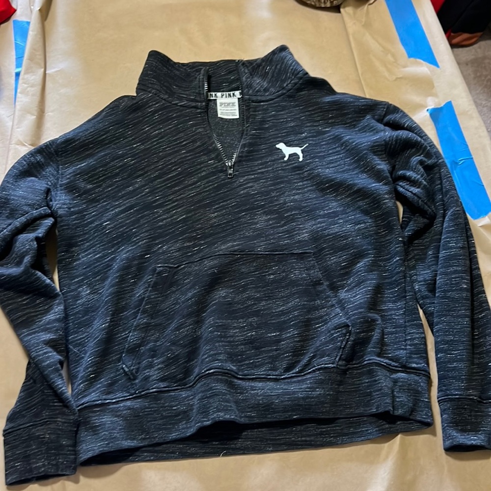 Pink Victoria’s Secret, XS 1/4 zip sweatshirt